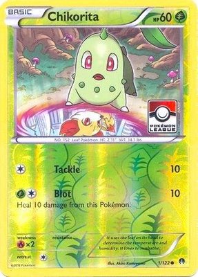 Chikorita (Pokemon League), League & Championship Cards