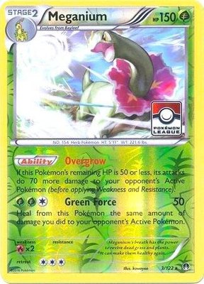 Meganium (Pokemon League), League & Championship Cards
