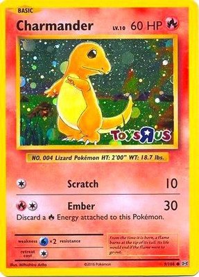 Charmander (Toys R Us Promo), Miscellaneous Cards & Products