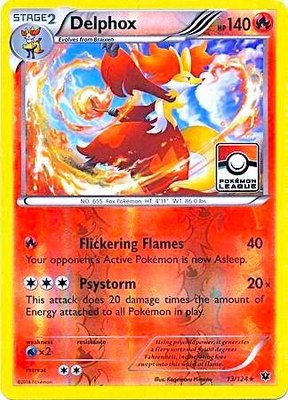 Delphox (Pokemon League), League & Championship Cards