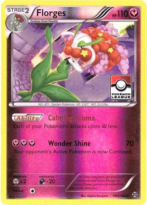 Florges (Pokemon League), League & Championship Cards