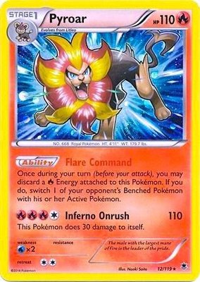 Pyroar (Cosmos Holo), Blister Exclusives
