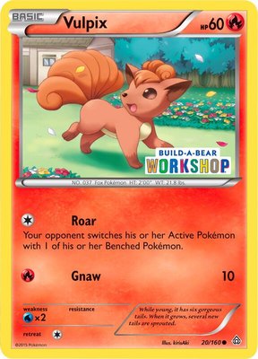 Vulpix (Build-A-Bear Workshop Exclusive), Miscellaneous Cards & Products