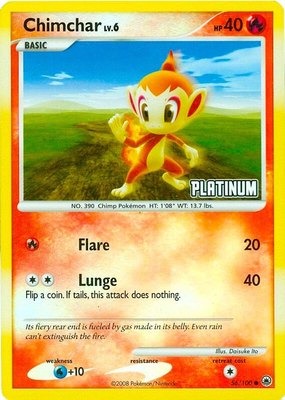 Chimchar [Platinum], Burger King Promos