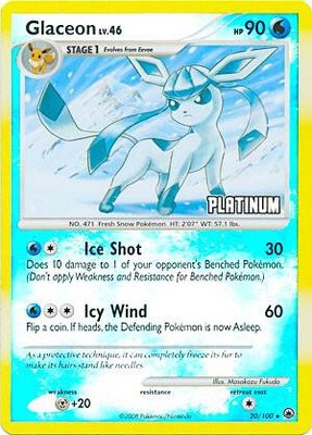 Glaceon [Platinum], Burger King Promos