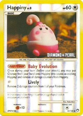 Happiny [Diamond & Pearl], Burger King Promos