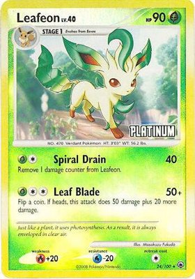 Leafeon [Platinum], Burger King Promos