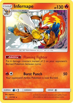 Infernape, SM - Ultra Prism