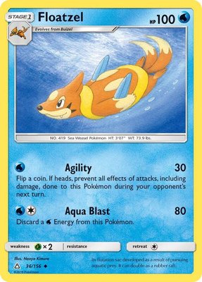 Floatzel, SM - Ultra Prism