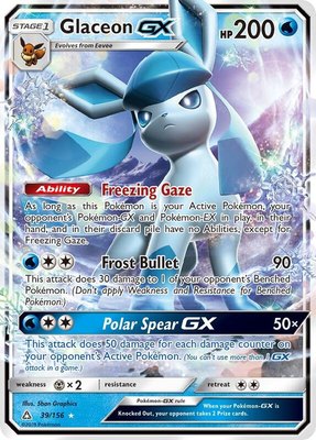 Glaceon GX, SM - Ultra Prism