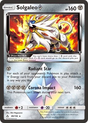 Solgaleo Prism Star, SM - Ultra Prism