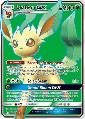 Leafeon GX (Full Art), SM - Ultra Prism