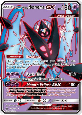 Dawn Wings Necrozma GX (Full Art), SM - Ultra Prism