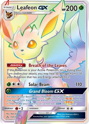 Leafeon GX (Secret Rare), SM - Ultra Prism