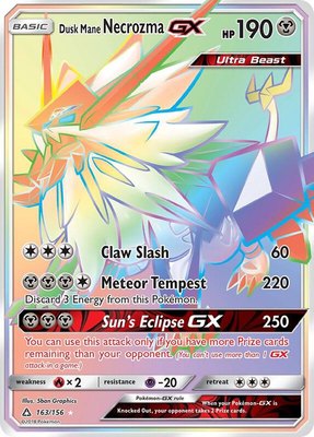 Dusk Mane Necrozma GX (Secret Rare), SM - Ultra Prism