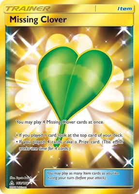 Missing Clover (Secret Rare), SM - Ultra Prism