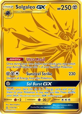 Solgaleo GX (Secret Rare), SM - Ultra Prism