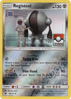 Registeel (Pokemon League), League & Championship Cards