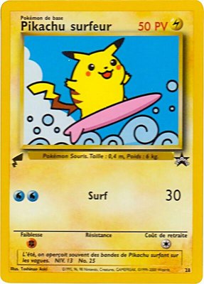 Pikachu (Surfing), Pikachu World Collection Promos