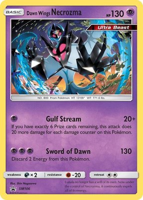 Dawn Wings Necrozma, SM Promos