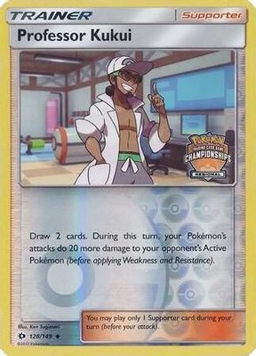 Professor Kukui (Regional Championships), League & Championship Cards