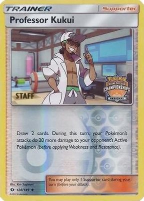 Professor Kukui (Regional Championships) [Staff], League & Championship Cards