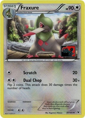 Fraxure (League Promo), League & Championship Cards