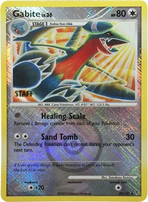 Gabite (Championship Promo) [Staff], League & Championship Cards