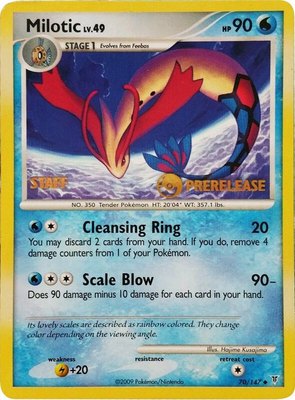 Milotic (Prerelease) [Staff], Nintendo Promos