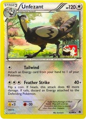 Unfezant (League Promo), League & Championship Cards