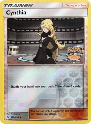 Cynthia (Regional Championships), League & Championship Cards