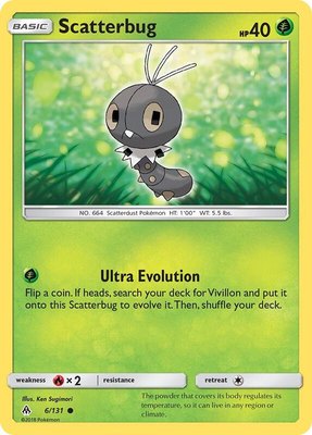 Scatterbug (6), SM - Forbidden Light