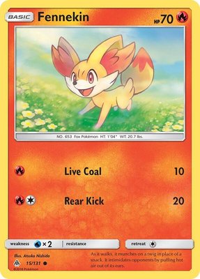 Fennekin (15), SM - Forbidden Light