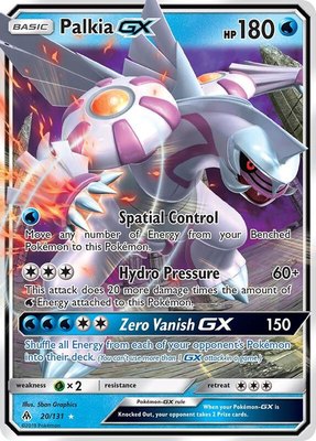 Palkia GX, SM - Forbidden Light