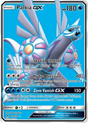 Palkia GX (Full Art), SM - Forbidden Light