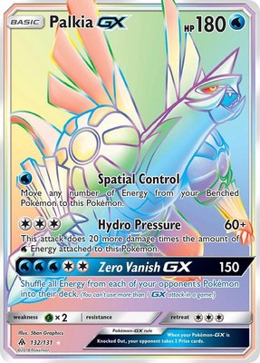 Palkia GX (Secret), SM - Forbidden Light