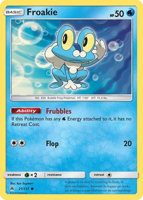 Froakie (21), SM - Forbidden Light