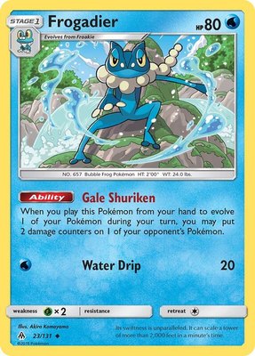 Frogadier, SM - Forbidden Light