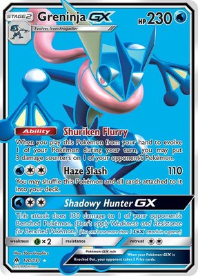 Greninja GX (Full Art), SM - Forbidden Light