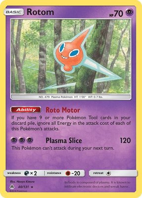 Rotom, SM - Forbidden Light