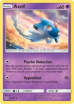 Azelf, SM - Forbidden Light