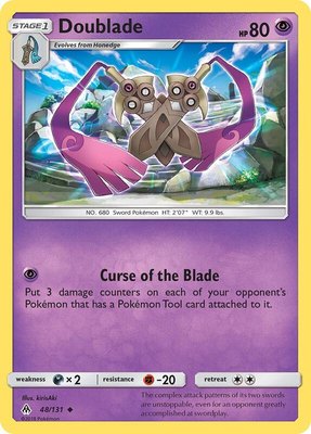 Doublade, SM - Forbidden Light