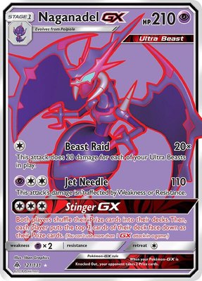 Naganadel GX (Full Art), SM - Forbidden Light