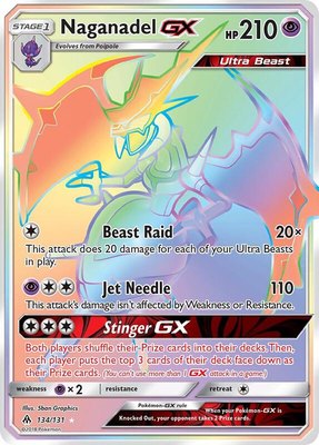 Naganadel GX (Secret), SM - Forbidden Light