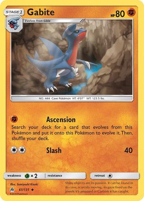 Gabite, SM - Forbidden Light