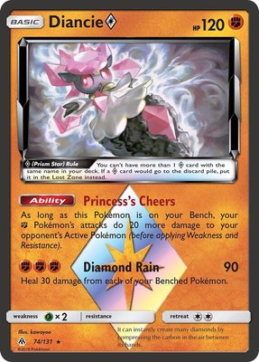 Diancie Prism Star, SM - Forbidden Light