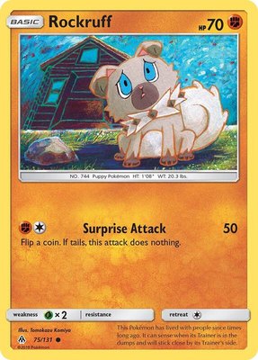 Rockruff, SM - Forbidden Light