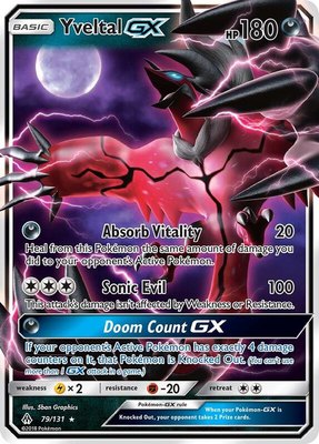Yveltal GX, SM - Forbidden Light