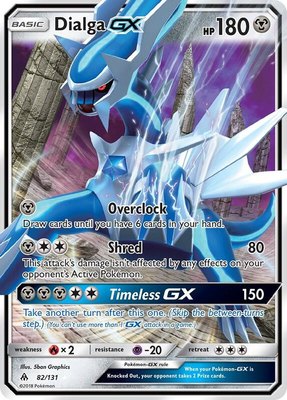 Dialga GX, SM - Forbidden Light