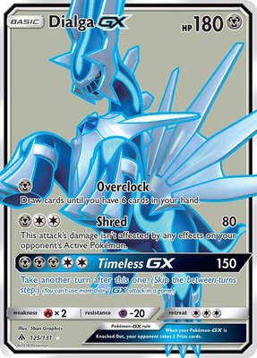 Dialga GX (Full Art), SM - Forbidden Light
